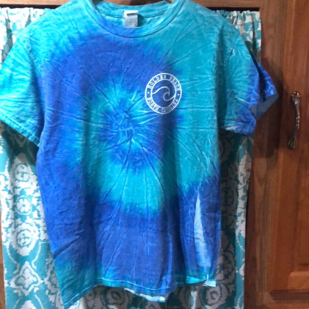 Blue Holden Beach,‎ NC Tie-Dye Kids Shirt